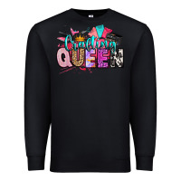 Black crafting queen Premium Sweatshirt - Artiststas