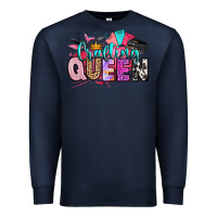 Navy crafting queen Premium Sweatshirt - Artiststas