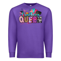 Purple crafting queen Premium Sweatshirt - Artiststas