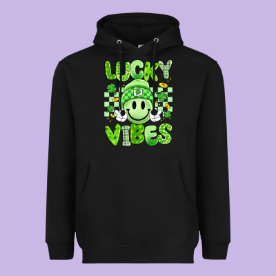 Lucky Vibes Heavyweight Hoodie Designed By Artiststas