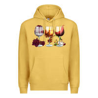 Antique Gold hallothanksmas halloween thanksgiving  christmas wine Premium Hoodie - FaDigitalArtStudio