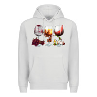 Dove Grey hallothanksmas halloween thanksgiving  christmas wine Premium Hoodie - FaDigitalArtStudio