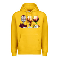 Lemon hallothanksmas halloween thanksgiving  christmas wine Premium Hoodie - FaDigitalArtStudio
