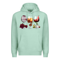 Seafoam hallothanksmas halloween thanksgiving  christmas wine Premium Hoodie - FaDigitalArtStudio