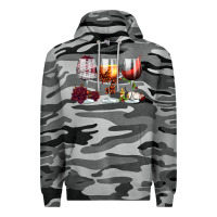 Slate Camo hallothanksmas halloween thanksgiving  christmas wine Premium Hoodie - FaDigitalArtStudio