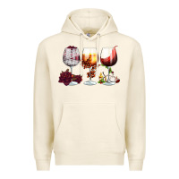 Tofu hallothanksmas halloween thanksgiving  christmas wine Premium Hoodie - FaDigitalArtStudio