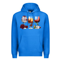 True Royal hallothanksmas halloween thanksgiving  christmas wine Premium Hoodie - FaDigitalArtStudio