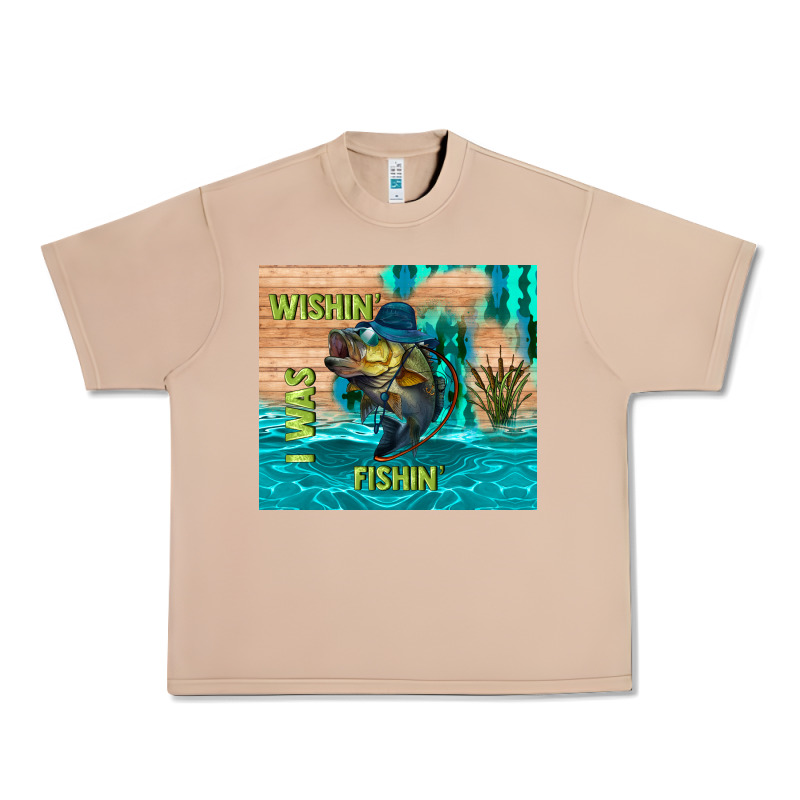 Wıshın I Was Fıshın Urban Heavy Tee by TumblerDesignByShophia | Teevron