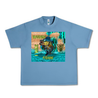 Pebble Blue wıshın i was fıshın Urban Heavy Tee - TumblerDesignByShophia