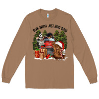 Toasted Coconut dear santa just send cows Long Sleeve Tee - CowGirlArtShop