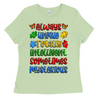 Matcha always unique totally intelligent sometimes myster Ladies Tee - Artiststas