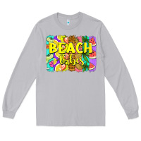 Moon Dust beach vibes summer brushstroke Long Sleeve Tee - Jasminsmagicworld
