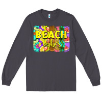 Smoke beach vibes summer brushstroke Long Sleeve Tee - Jasminsmagicworld