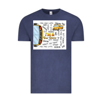 Vintage Denim i'm a bus driver school bus Vintage Tee - TumblerDesignByShophia