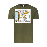 Vintage Olive i'm a bus driver school bus Vintage Tee - TumblerDesignByShophia