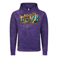 Cloud Purple Love baby Cow Vintage Hoodie - HowdyJamesFarm