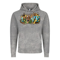 Cloud Rock Love baby Cow Vintage Hoodie - HowdyJamesFarm