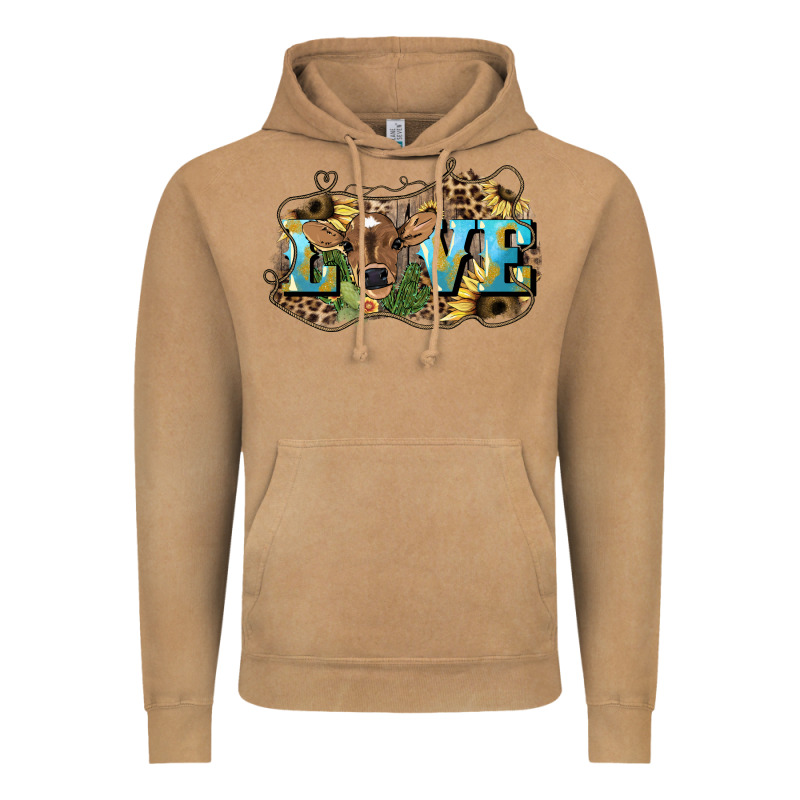 Love Baby Cow Vintage Hoodie by HowdyJamesFarm | Teevron