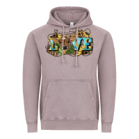 Vintage Zinc Love baby Cow Vintage Hoodie - HowdyJamesFarm