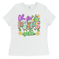 White oh for peeps sake Ladies Tee - Artiststas
