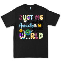 Black just me and my anxiety against the world Premium Tee - Artiststas