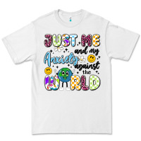 White just me and my anxiety against the world Premium Tee - Artiststas