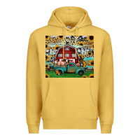Antique Gold farm animals red barn tumbler 20oz Premium Hoodie - Jasminsmagicworld