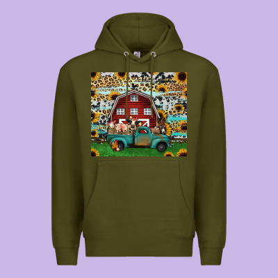 Farm Animals Red Barn Tumbler 20oz Premium Hoodie Designed By Jasminsmagicworld
