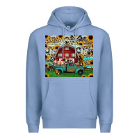 Colony Blue farm animals red barn tumbler 20oz Premium Hoodie - Jasminsmagicworld