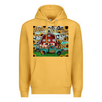 Mustard farm animals red barn tumbler 20oz Premium Hoodie - Jasminsmagicworld