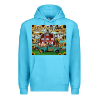 Ocean Blue farm animals red barn tumbler 20oz Premium Hoodie - Jasminsmagicworld