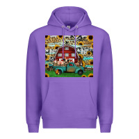 Purple farm animals red barn tumbler 20oz Premium Hoodie - Jasminsmagicworld