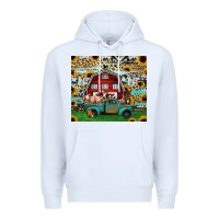 White farm animals red barn tumbler 20oz Premium Hoodie - Jasminsmagicworld