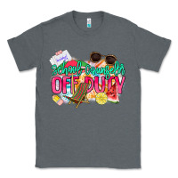 Charcoal Heather School counselor off duty Classic Tee - NancyCooperArtShop
