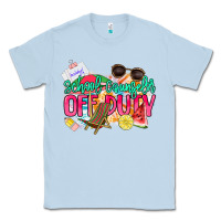 Dusty Blue School counselor off duty Classic Tee - NancyCooperArtShop