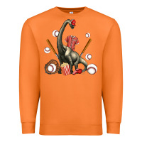 Carrot brachiosaurus with baseball Premium Sweatshirt - Artiststas