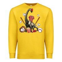 Lemon brachiosaurus with baseball Premium Sweatshirt - Artiststas