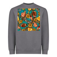Storm american football winner cup and helmet seamless pattern Heavyweight Sweatshirt - BundleAndBundleShop