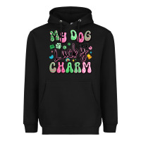 Black my dog is my lucky charm Heavyweight Hoodie - Artiststas
