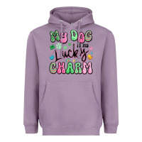 Lavender my dog is my lucky charm Heavyweight Hoodie - Artiststas