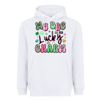 White my dog is my lucky charm Heavyweight Hoodie - Artiststas