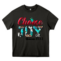 Asphalt Choose Joy Heavy Core Tee - BundleAndBundleShop