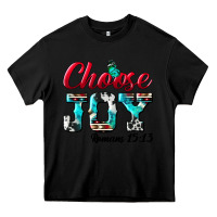 Black Choose Joy Heavy Core Tee - BundleAndBundleShop