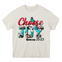 Cream Choose Joy Heavy Core Tee - BundleAndBundleShop