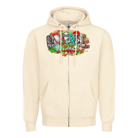 Sandshell baseball grandma Zipper Hoodie - CowhideDigitalArt