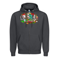 Smoke baseball grandma Zipper Hoodie - CowhideDigitalArt