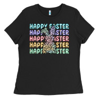 Black happy easter Ladies Tee - Artiststas