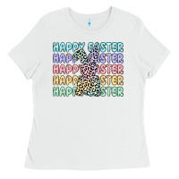 White happy easter Ladies Tee - Artiststas
