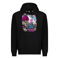 Black skeleton baby it's cold outside Premium Hoodie - FaDigitalArtStudio