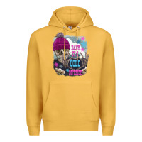Mustard skeleton baby it's cold outside Premium Hoodie - FaDigitalArtStudio